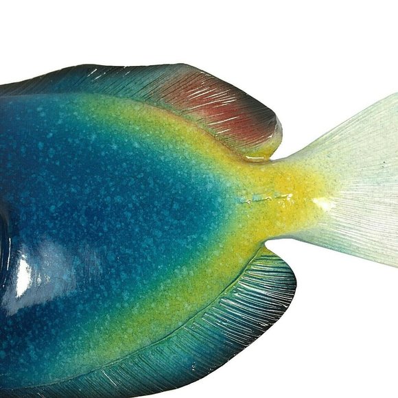 Eangee Handcrafted Blue Tang Fish Wall Art - Picture 3 of 4